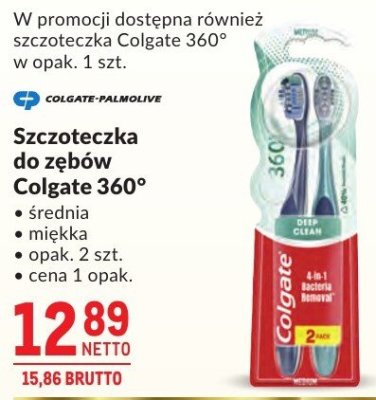 Szczoteczka do zębów Colgate 360° promocja w Makro