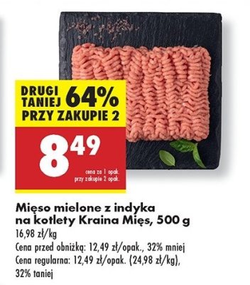 Mięso mielone z indyka Kraina mięs promocja