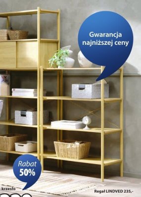 Regał LINDVED promocja w Jysk