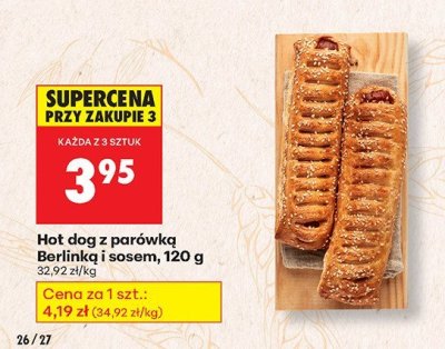 Hot dog promocja w Biedronka