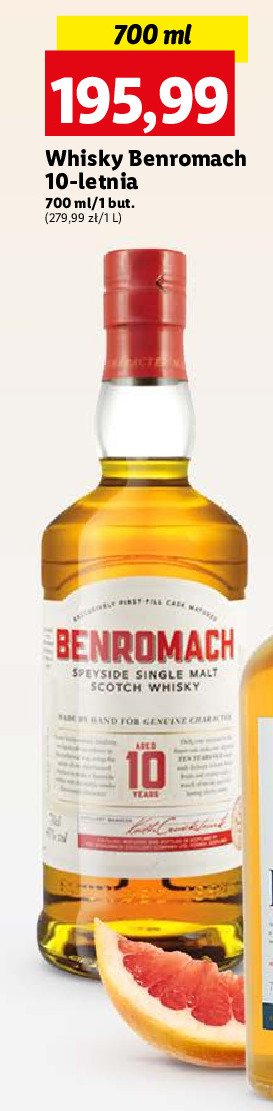 Whisky BENROMACH 10 YO promocja