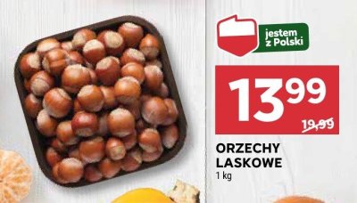 Orzechy laskowe 1 kg promocja w Stokrotka