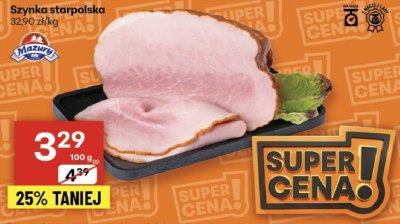 Szynka starpolska promocja w Delikatesy Centrum