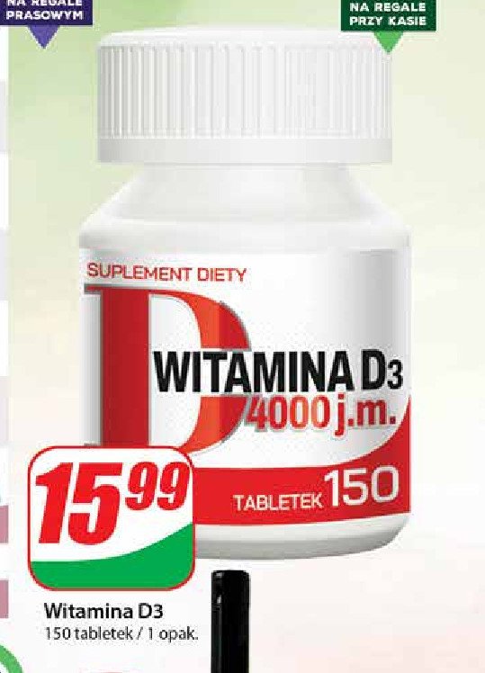 Witamina d3 4000 j.m. promocja w Dino