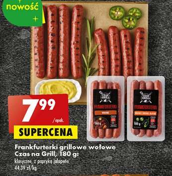 Frankfurterki wo艂owe klasyczne Czas na grill promocja