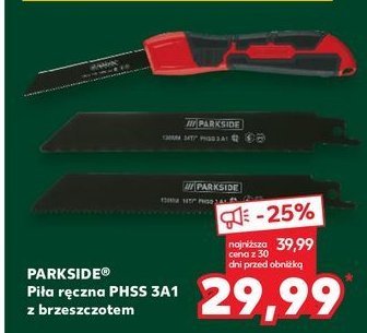 Piła ręczna phss 3a1 Parkside promocja
