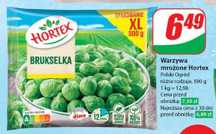 Brukselka Hortex promocja w Dino