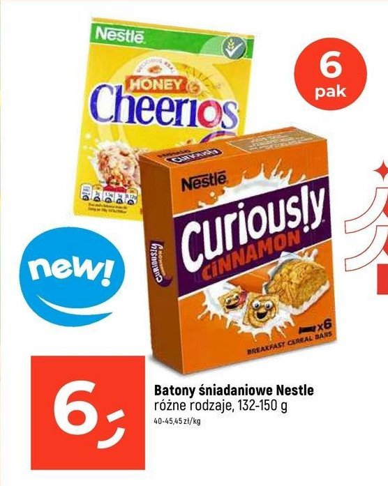 Baton CURIOUSLY CINNAMON CEREAL BAR promocja