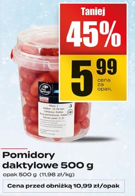 Pomidory daktylowe promocja w Supeco