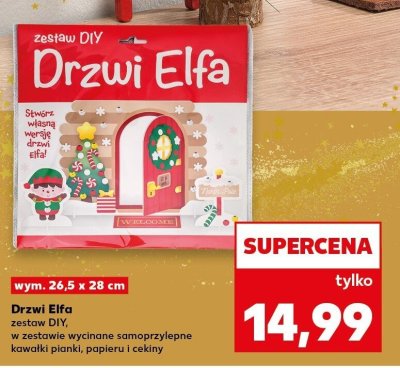 Drzwi Elfa zestaw DIY wym. 24,5 x 28 cm promocja w Kaufland