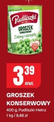 Groszek konserwowy Pudliszki-Heinz promocja w Chorten