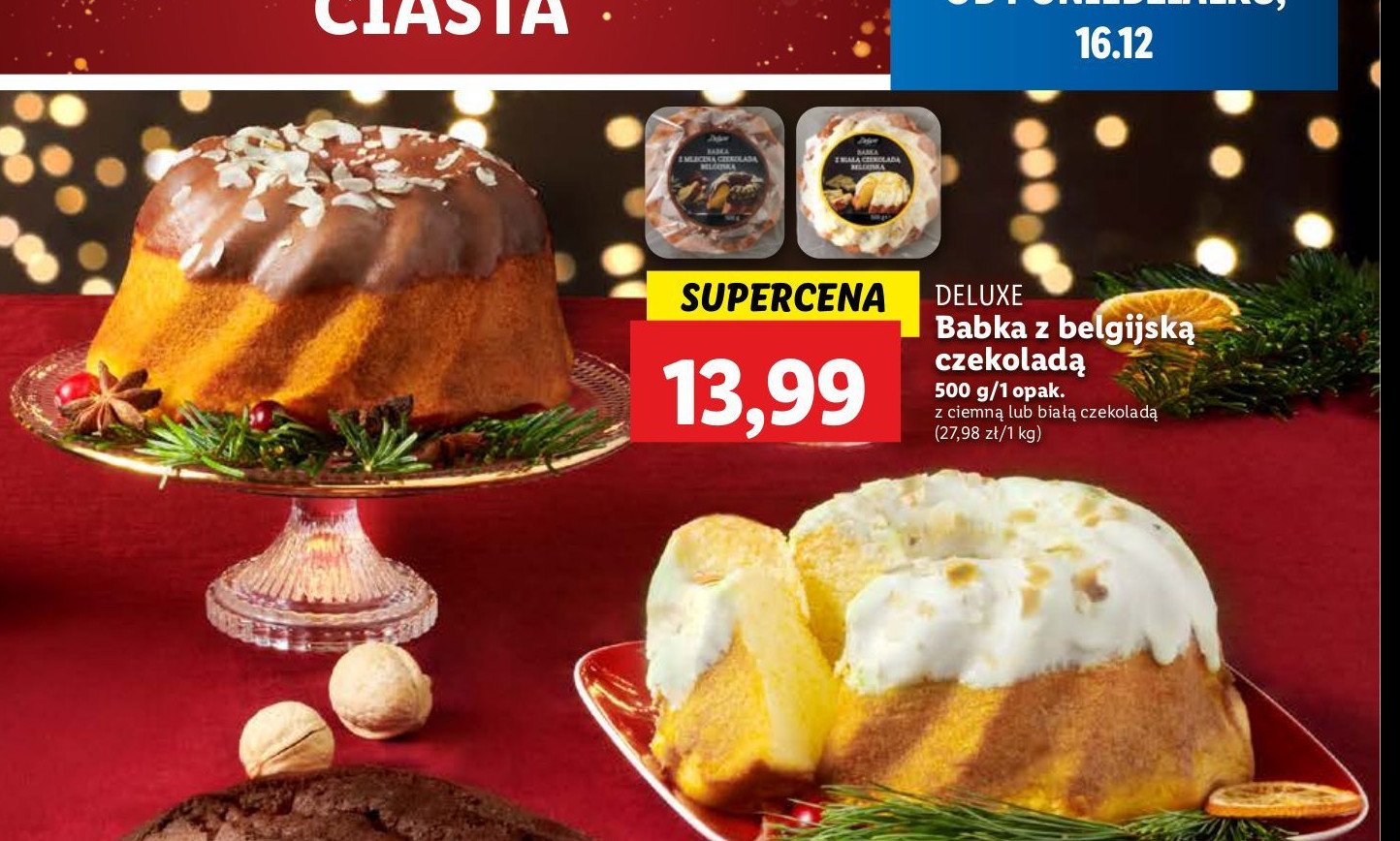 Babka z białą czekoladą Deluxe promocja w Lidl