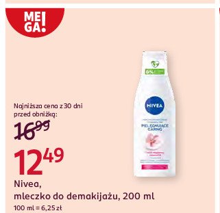 Mleczko oczyszczające z olejkiem migdałowym Nivea promocja w Rossmann