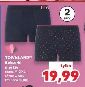 Bokserki męskie m-xxl Townland promocja w Kaufland