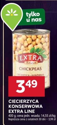 Ciecierzyca konserwowa Extra Line promocja w Stokrotka