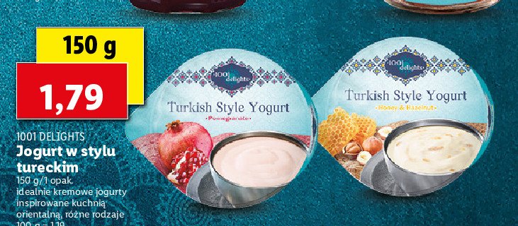 Jogurt turecki z granatem 1001 delights promocja