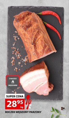Boczek wędzony parzony Z naszej wędzarni auchan promocja