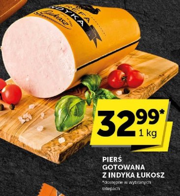 Pierś gotowana z indyka Łukosz promocja w Euro Sklep