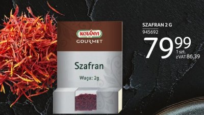 Szafran 2 g promocja w Selgros