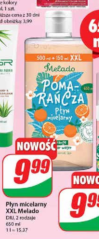 Płyn micelarny pomarańcza Melado promocja