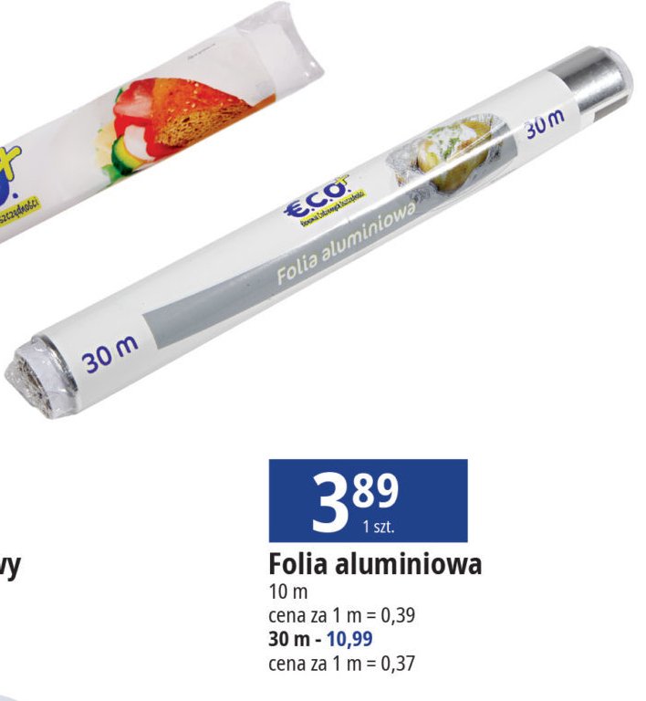 Folia aluminiowa 10 m Eco+ promocja