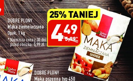 M膮ka ziemniaczana skrobia Dobre plony promocja