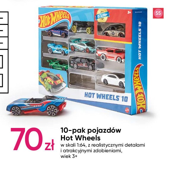 Samochodziki 1:64 Hot wheels promocja