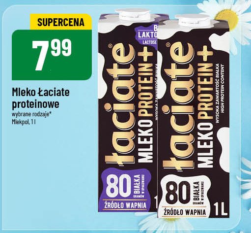 Mleko protein + Łaciate promocja w POLOmarket