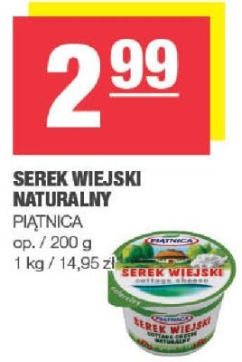 Serek wiejski naturalny Piątnica promocja w SPAR