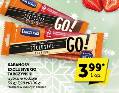 Kabanosy Exclusive GO Tarczyński promocja w ABC