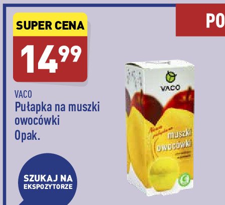 Pu艂apka na muszki owoc贸wki Vaco promocja
