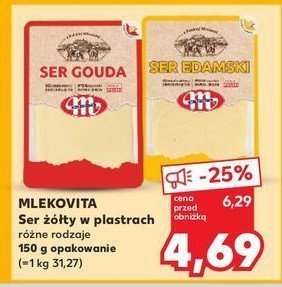 Ser edamski MLEKOVITA Z POLSKIEJ MLECZARNI promocja