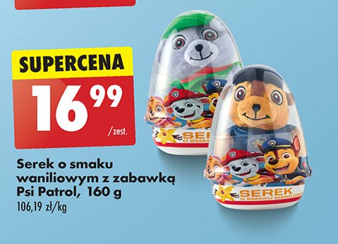 Serek o smaku waniliowym psi patrol promocja