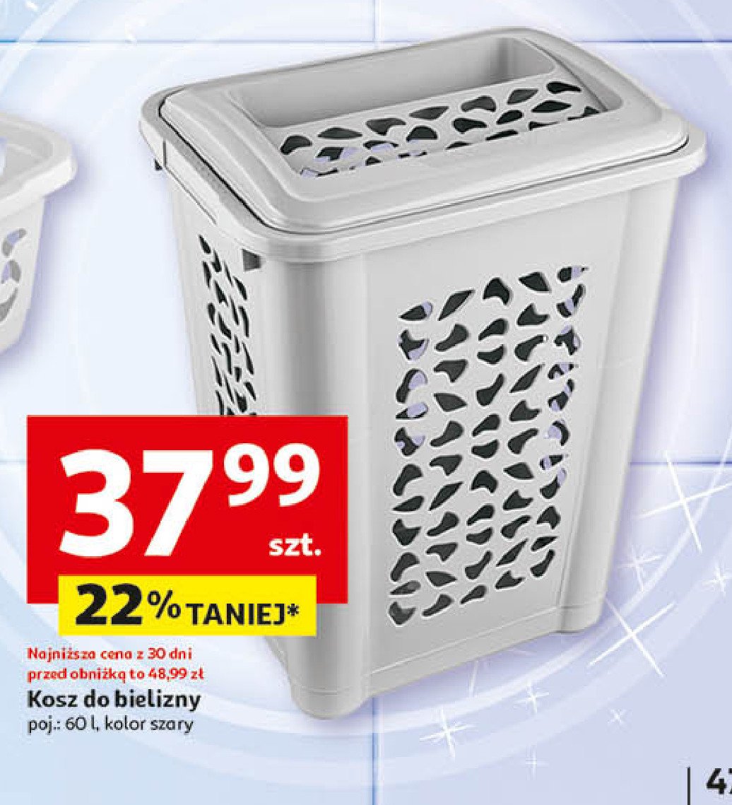 Kosz do bielizny 60 l promocja