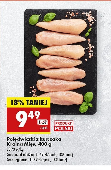 Polędwiczki z kurczaka Kraina mięs promocja w Biedronka