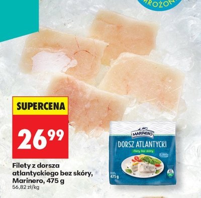 Filet z dorsza atlantyckiego bez skóry 475 g promocja w Biedronka