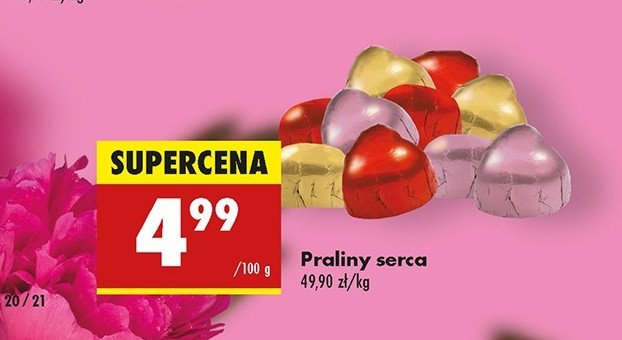 Praliny serca promocja