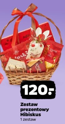 Zestaw prezentowy Hibiskus promocja w Netto
