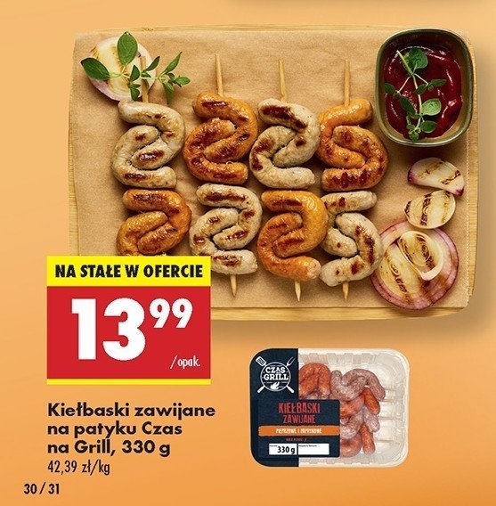 Kiełbaski zawijane Czas na grill promocja