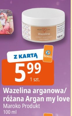 Wazelina arganowa/różana Argan my love Maroko Produkt promocja w Leclerc