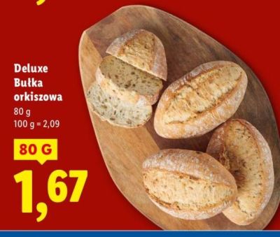 Bułka Deluxe orkiszowa promocja w Lidl
