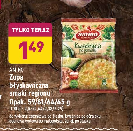 Zupa ogonowa po ma艂opolsku Amino promocja