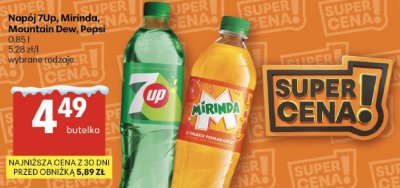 Napój 7Up 0,85l promocja w Delikatesy Centrum