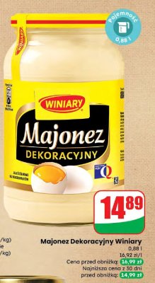 Majonez Dekoracyjny Winiary promocja w Dino