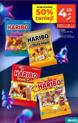 Żelki Haribo różne rodzaje 140-185 g promocja w Dealz