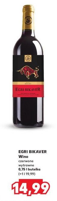 Wino EGRI BIKAVER promocja w Kaufland