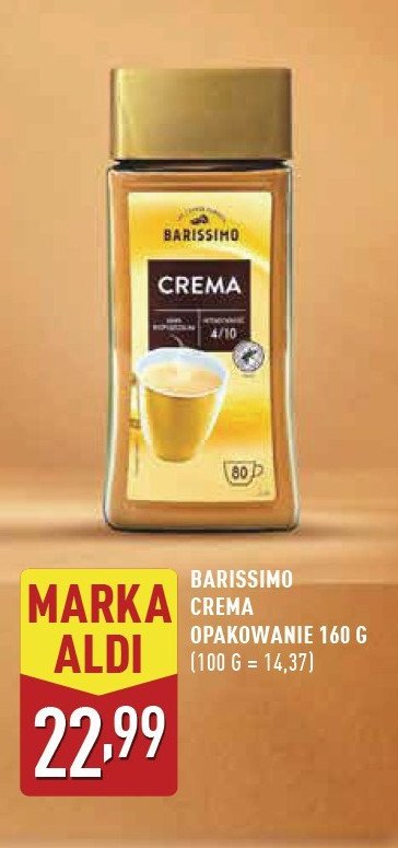 Kawa Barissimo crema promocja