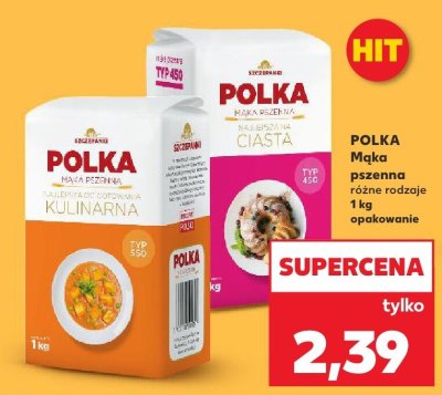 Mąka pszenna różne rodzaje 1 kg promocja w Kaufland