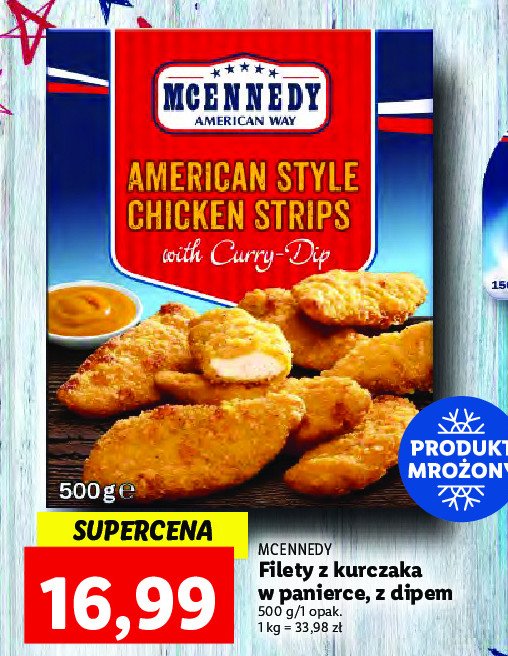 Filet z kurczaka strips Mcennedy - cena - promocje - opinie - sklep |  Blix.pl - Brak ofert