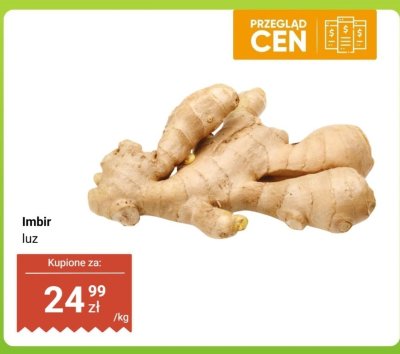 Imbir świeży luz promocja w Dino